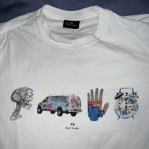 Paul Smith Graphic logo Print Grafitti Shirt
